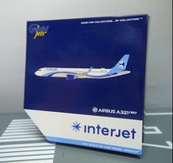GeminiJets 1:400,飛機模型,Interjet Airlines墨西哥英特捷特航空A321neo,GJ1884