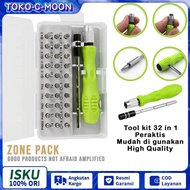 Obeng Hp Full Set 32In1 /Obeng Set Torx Hex Lengkap Obeng Hp Lengkap