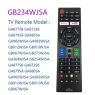 Sharp LCD LED SMART TV Remote Control GB234WJSA Universal Remote GA877SB GA872SB GA879SA GA880SA GA902WJSA GA983WJSA GB012WJSA GB013WJSA GB067WJSA GB275WJSA GA364WJSA GB254WJSA
