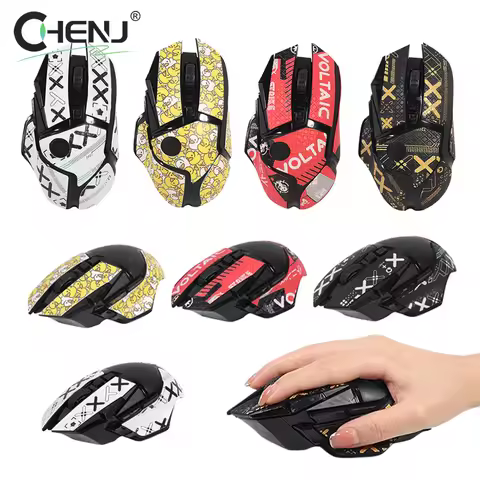 1 Set Mouse Grip Tape Skate Sticker Non Slip Suck Sweat Mouse Sticker For G502 Hero Game Mouse Repla