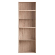 TZUMii經典大容量五層櫃/書櫃/收納櫃/展示櫃-三色可選/ 淺橡木色