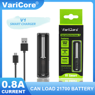 VariCore V1 Smart battery Charger Portable Small for 26650 18650 26650 18500 16340 14500 18350 3.7V lithium batteries