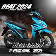 Decal Sticker BEAT deluxe Street Full Body 2024 2025 / BEAT DELUXE GEN 2 K1AL Latest Design 2 Color 