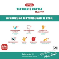 IQ Angel Manhattan 3 Teether Rattle Toy Baby Teether 3 Teether 107A