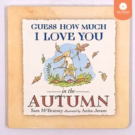 Guess How Much I Love You in the Autumn Board Book Beautiful Picture Cardboard On Every Page K4B4