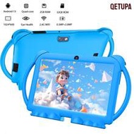 Android 13 Kids Tablet, 2GB RAM + 32GB ROM, 1024*600 IPS Touchscreen, 3000mAh Battery, 0.3MP + 2.0MP