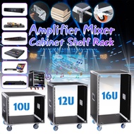 Amplifier Case Cabinet Shelf 10U 12U 16U Audio Mixer Amplifier Crate Rack Special Cabinet With Wheel