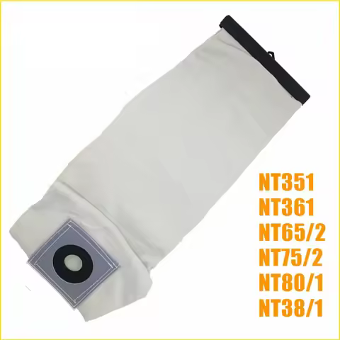 Washable Cloth Dust Bag For Karcher NT351 NT361 NT65/2 NT75/2 NT80/1 NT38/1 Vacuum Cleaner