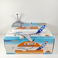 Inflight IF319HNEO 1: 200 Airbus Original Factory A319neo D-AVWA Alloy Airplane Model