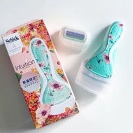 Schick舒適 舒芙仕女除毛刀(敏感肌用) 日本限量版花彩繽紛(1刀架2刀頭)