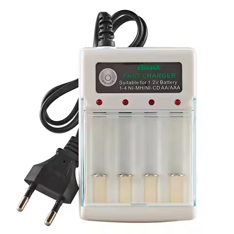 4Slot Charger AA / AAA Battery Charger Ni-MH Battery Charger For 1.2V Rechargeable Battery Charger w