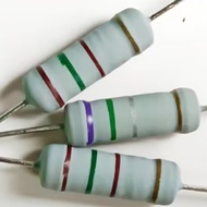 Ready Stock 3W Metal Oxidation Film Resistor (MO) Resistor Value 0.1 ohm-820ohm 1Kohm 5.6 kohm Allow