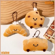 ELAINE Bags Pendants, Plush Little Bread Dolls Pendants Keychains, Cute Cartoon Key Chain Girl Backp