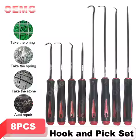 4Pcs O-Ring Seal Gasket Pick and Hook Set Automotive Pick Tool for Removing Car Auto Oil Seal O-Ring