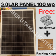 SOLAR PANEL SURYA SOLAR CELL 100 WP 100 WATT MONOCRYTALLINE MAYSUN PEMBANGKIT LISTRIK TENAGA SURYA B