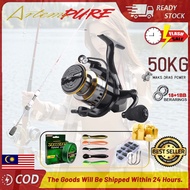 Artemis Fishing Rod Set Reel Spinning Barang Mancing Set Ultralight Set Pancing Set Barang Pancing