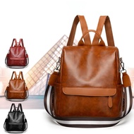 Fashion Women Bag Retro Shoulder Bag Anti-theft Backpack Casual Travel Backpack