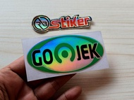 Stiker sticker cutting GOJEK GRAB Stiker ojol