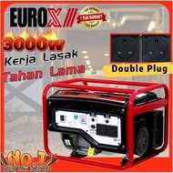 [RZiQ] EUROX EGU3800 3000Watt Petrol Generator Europower 3Kva Gasoline Generator for Foodtruck Pasar