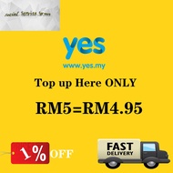 YES Topup ( RM5 / RM10 / RM30 / RM50 / RM100 ) PIN RELOAD PREPAID TOP