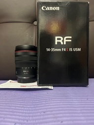 完美無瑕 全套有盒 (香港行貨) Canon RF 14-35 14-35mm F4 L IS USM EOS R R5 R6 Use