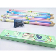 10Pcs/Box Cute SUMIKKO GURASHI Thick-headed Mechanical Pencil 2B Automatic Pen For Students Non-Toxic Mechanical Pencil