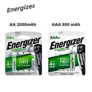 Energizer AA/AAA 1.2V NI-MH Rechargeable Battery Recharge Power Plus 2000/800 mAh Batteries Original Sealed