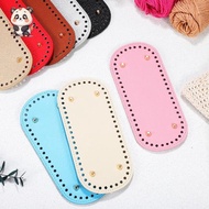 Crochet Bag Bottom Handbag Base Oval Bag Bottom Bags Cushion Base with Holes for DIY Bag Shoulder Ba
