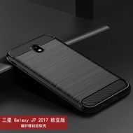 Carbon Fiber Silicone Soft Phone Case For Samsung Galaxy J7 Plus 2017 Refine 2018 Perx Sky Pro DUO Star Max Casing J7V 2nd Gen Phone Cover