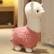 [Taiwan Shipment] Cute Alpaca Doll Soft Plush Toy Lamb Sleeping Pillow Ragdoll Grass Mud Horse Birth