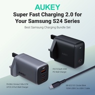 BEST SAMSUNG CHARGING BUNDLE FOR YOUR S24 SERIES - Supports Super Fast Charging 2.0 [ Wall Charger + Cable]