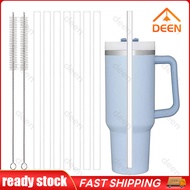Stanley Straws Replacement Compatible Stanley 14/20/30/40 Oz Cup Reusable Straw with Cleaning Brush