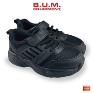 BUM Equipment Kasut Kanak-Kanak Kids Shoes CS809 Warna Hitam - Black School Shoes /Kasut Sekolah