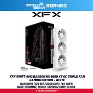 XFX SWIFT AMD Radeon RX 9060 XT White OC GDDR6 Triple Fan Gaming Edition 16GB Graphic Card