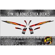 Sym Bonus 110 100 Sticker Decals