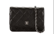 Chanel wallet on chain woc 黑銀