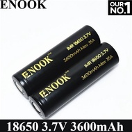 -ENOOK 18650 3.7V 3600MAH 35A Strong power Long-lasting battery life Suitable for electronic devices