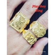 Wing Sing 916 Gold Play boy Ring / Cincin Budget Emas 916