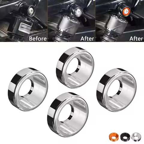 Rear Shock Absorber Bolt Rings for Harley 48 Forty Eight XL1200X Sportster 883 SuperLow 2016-2022 Fo