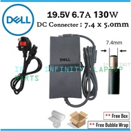 Dell 19.5V 6.7A 130W 7.4*5.0mm DA130PE1-00 ADP-130DB D G3 XPS 15 17 M4400 15 7000 7577 Adapter Charg