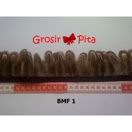 (1Yard) 1yard) BMF Motif Feather | Craft Material Shop | Wholesale Ribbon