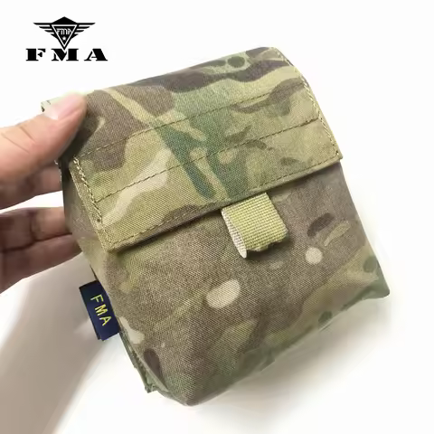 FMA Multicam 9030A 100rd Pouch 500D MC Fabric Tactical Utility Pouch Airsoft Tactical Vest Accessory