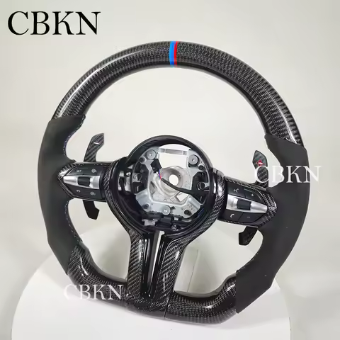 3K Carbon Steering Wheel for BMW M1 M2 M3 M4 M5 M8 1 2 3 4 5 6 7 Series X3 X5 X6 X7 2015-2020 | Dire