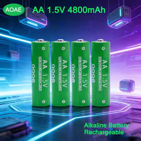 Battery 1.5V AA4800mAh Charger for Computer Clock Radio Video Game Digital Camera AA 1.5V battery
