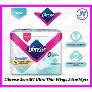 Libresse SensitiV Ultra Thin Wings 24cm 16pcs