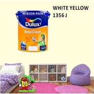 WHITE YELLOW 1356 J ( 5L ) ICI DULUX EASY CLEAN / EASYCLEAN INTERIOR PAINT