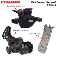 Mini Groupset Sepeda A5 9 Speed Roadbike/Minivelo
