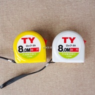 Genuine Made In Taiwan TY 8.0M Steel Tape Measure Ruler Equivalent To Pay (33/1m) In Cm Luban Table 