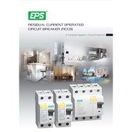 EPS 2Poles 100mA/30mA/10mA RCCB/ELCB Type AC