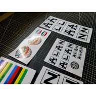 Alan classic bicycle decal